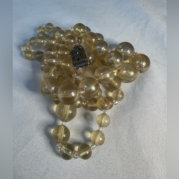 Vintage multi strand luster bead necklace - Picture 8 of 8